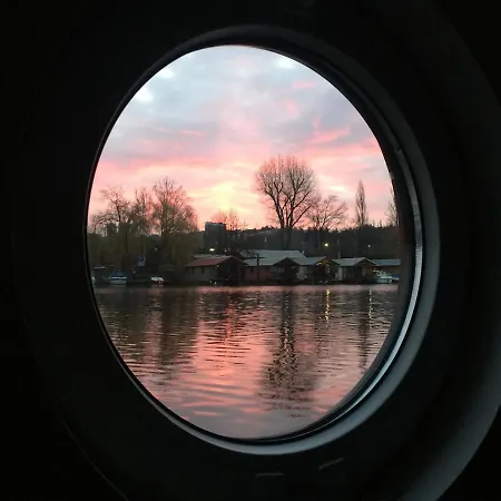 Botel Large Barge, Unique And Atypical, Parking Praga