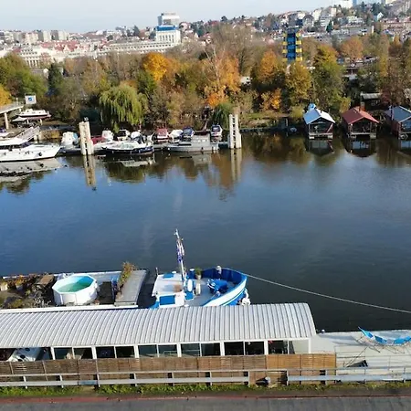 Botel Large Barge, Unique And Atypical, Parking