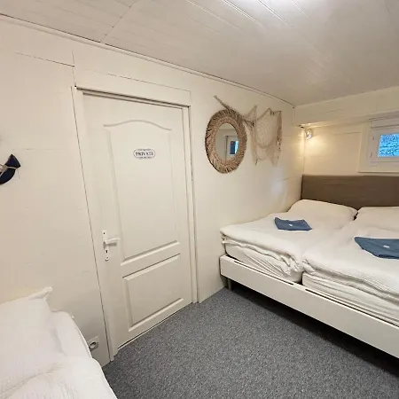 Large Barge, Unique And Atypical, Parking Botel Praga