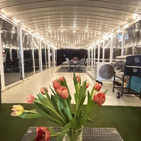 Large Barge, Unique And Atypical, Parking Botel *