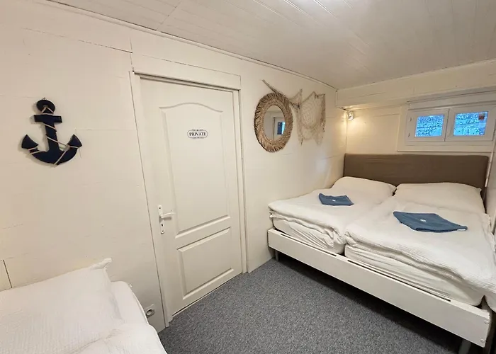 Large Barge, Unique And Atypical, Parking * Prague