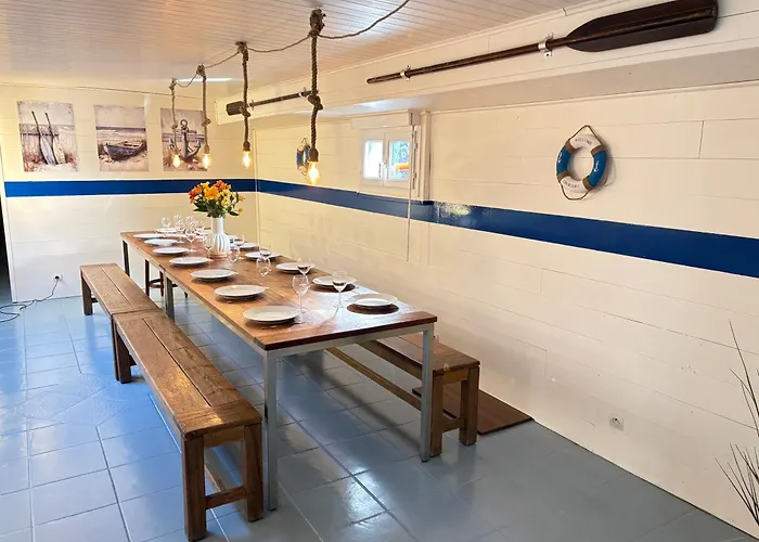 Large Barge, Unique And Atypical, Parking Botel *